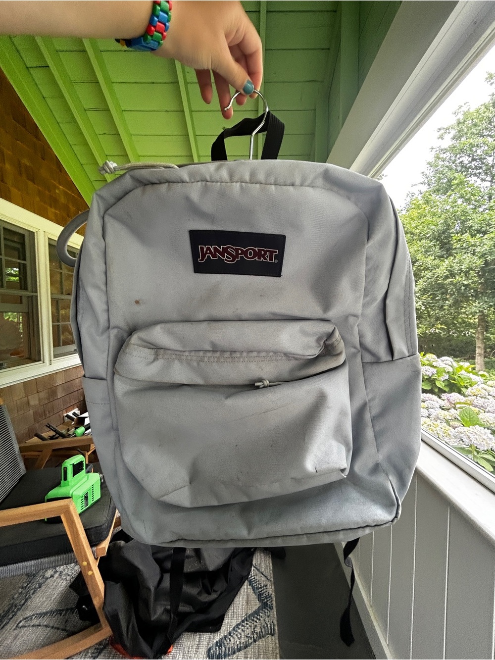 Jansport Light Gray Everyday Backpack